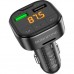 FM модулятор BOROFONE BC43 Flash 2 x USB Black (BC43B)