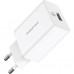 Зарядний пристрій BOROFONE BA21A Long journey single port QC3.0 charger set (Type-C) White (BA21ACW)