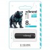 USB флеш накопитель Wibrand 8GB Grizzly Black USB 2.0 (WI2.0/GR8P3B)