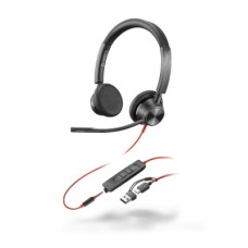 Наушники Poly Poly Blackwire 3325-M USB-A/USB-C Black (8X222AA)