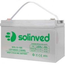 Батарея до ДБЖ Solinved 12V-100Ah, GEL (SLG100-12)