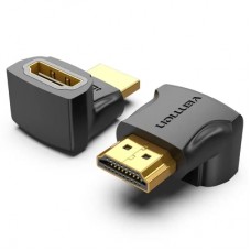 Перехідник HDMI F to HDMI M 270° 4K 60Hz PVC Vention (AINB0)
