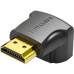 Перехідник HDMI F to HDMI M 270° 4K 60Hz PVC Vention (AINB0)