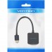 Перехідник HDMI M to VGA F 1080P 60Hz 3,5mm Audio Micro USB (F) powered Vention (ACRBB)