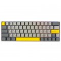 Клавиатура Epomaker EP64 60 Mulan Switch Hot-Swap RGB Wireless/Bluetooth/USB UA White (EP64-W-M)