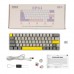 Клавиатура Epomaker EP64 60 Mulan Switch Hot-Swap RGB Wireless/Bluetooth/USB UA White (EP64-W-M)