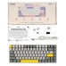 Клавіатура Epomaker EP84 Plus 75 Wisteria Linear Switch Hot-Swap RGB Wireless/Bluetooth/USB UA White (EP84-W-WL)