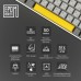 Клавіатура Epomaker EP84 Plus 75 Wisteria Linear Switch Hot-Swap RGB Wireless/Bluetooth/USB UA White (EP84-W-WL)