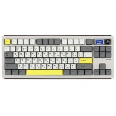 Клавіатура Epomaker Shadow-S TKL Mulan Switch Hot-Swap LCD Screen RGB Wireless/Bluetooth/USB UA White (SHS-W-M)