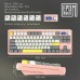 Клавіатура Epomaker Shadow-S TKL Mulan Switch Hot-Swap LCD Screen RGB Wireless/Bluetooth/USB UA Pink (SHS-P-WL)