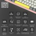 Клавіатура Epomaker Shadow-S TKL Mulan Switch Hot-Swap LCD Screen RGB Wireless/Bluetooth/USB UA Pink (SHS-P-WL)