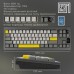 Клавіатура Epomaker Shadow-X 70 Flamingo Switch Hot-Swap LCD Screen RGB Wireless/Bluetooth/USB UA Black (SHX-B-F)