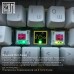 Клавиатура Epomaker Shadow-X 70 Mulan Switch Hot-Swap LCD Screen RGB Wireless/Bluetooth/USB UA White (SHX-W-M)