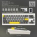 Клавіатура Epomaker Shadow-X 70 Wisteria Linear Switch Hot-Swap LCD Screen RGB Wireless/Bluetooth/USB UA White (SHX-W-WL)
