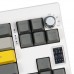 Клавіатура Epomaker Shadow-X 70 Wisteria Linear Switch Hot-Swap LCD Screen RGB Wireless/Bluetooth/USB UA White (SHX-W-WL)