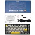 Клавіатура Epomaker TH80 SE 75 Flamingo Switch Hot-Swap RGB Wireless/Bluetooth/USB UA Black (TH80-SE-B-F)