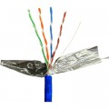 Кабель сетевой GEAR FTP 100м, cat.5e, CCA(25), 4*2*0,51, PVC, indoor, blue (GEC-FTPCCA25051100)