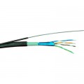 Кабель сетевой GEAR FTP 305м, cat.5e, CCA, 4*2*0,51, PVC+PE, outdoor, steel wire (GEC-FTPCCAOUTSC051305)