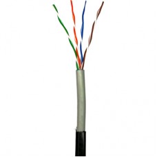 Кабель мережевий GEAR UTP 100м, cat.5e, CCA, 4*2*0,51, PVC+PE, outdoor (GEC-UTPCCAOUT051100)