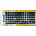 Наклейка на клавіатуру BestKey непрозора чорна, 76, синій (BKU13BLU/013)