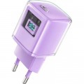 Зарядний пристрій Acefast 1xUSB-C 30W Gan A53 Fast Charger alfalfa purple (6974316282365)