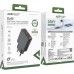 Зарядний пристрій Acefast 2xUSB 30W (USB-C+USB-A) Gan A69 ultra-thin Fast Charger Black (6974316282709)