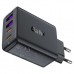 Зарядний пристрій Acefast 4xUSB 45W (2xUSB-C+2xUSB-A) Gan A61 Fast Charger Black (6974316282754)