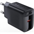 Зарядное устройство Acefast USB-C 20W + Type-C cable A82 Fast Charger Black (6974316280057)