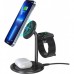 Зарядний пристрій Choetech 15W 3-in-1 Magnetic Wireless Fast Charger black (T585-F-101-CCBK)