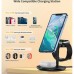 Зарядний пристрій Choetech 15W 3-in-1 Magnetic Wireless Fast Charger black (T585-F-101-CCBK)