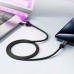 Дата кабель USB 2.0 AM to Type-C 1.2m 3.0A (18W) C20-04 aluminum alloy Black Acefast (6974316283782)