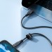 Дата кабель USB 2.0 AM to Lightning 1.2m 2.4A TPE C3-02 Black Acefast (6974316280828)