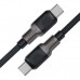 Дата кабель USB-C to USB-C 1.2m 3A silicone braid C10-03 Acefast (6974316283119)