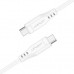 Дата кабель USB-C to USB-C 1.2m 3A TPE C3-03 White Acefast (6974316280859)