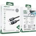 Дата кабель USB-C to USB-C 1.2m 60W digital display C15-03 Black Acefast (6974316283720)