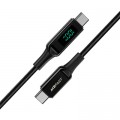 Дата кабель USB-C to USB-C 2.0m 100W with display C6-03 Acefast (6974316281054)