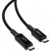 Дата кабель USB-C to USB-C 2.0m 100W with display C6-03 Acefast (6974316281054)