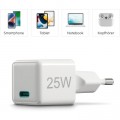 Зарядное устройство Hama 25W USB-С PD white (00201981)