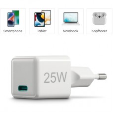 Зарядное устройство Hama 25W USB-С PD white (00201981)