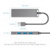 Концентратор Vention USB 3.0 to 4xUSB 3.0 Hub With Power Supply 0.15m black (CHLBB)