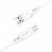 Дата кабель USB 2.0 AM to Micro 5P 1.2m 2.4A TPE C3-09 white Acefast (6974316280897)