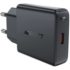 Зарядное устройство Acefast A65 USB-C PD20W GaN ultra-thin Black (6974316282686)