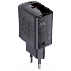 Зарядний пристрій Acefast A82 USB-C PD20W GaN Black (6974316283232)