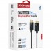 Кабель мультимедийный DisplayPort to DisplayPort 2.0m v1.4 black Promate (dplink-200.black)