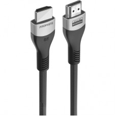 Кабель мультимедійний HDMI M to HDMI M 5.0m V2.1 grey Promate (primelink8k-500.grey)