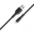 Дата кабель USB 2.0 AM to Lightning 1.0m 2A xCord-Ai black Promate (xcord-ai.black)