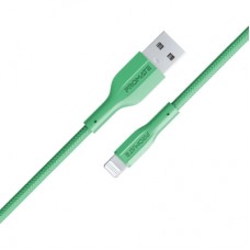 Дата кабель USB 2.0 AM to Lightning 1.0m 2A green Promate (xcord-ai.green)