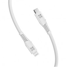 Дата кабель USB-C to Lightning 1.2m 20W PD MFi black Promate (powerline-ci120.white)