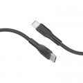 Дата кабель USB-C to USB-C 2.0m 3A xCord-CC200 black Promate (xcord-cc200.black)