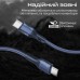 Дата кабель USB-C to USB-C 1.2m 60W PD FletchLink-CC blue Promate (fletchlink-cc.blue)